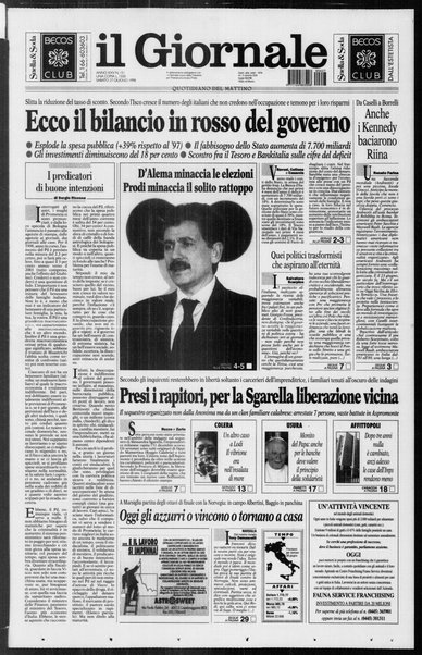 Il giornale : quotidiano del mattino